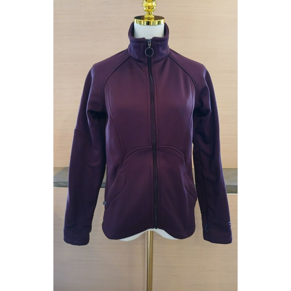 Columbia Sportswear Women's Sweat Jacket Zip Up Purple Pockets